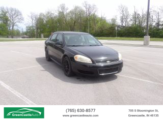 2011 CHEVROLET IMPALA SEDAN BLACK AUTOMATIC - Greencastle Auto LLC, Greencastle, IN, 39.63570, -86.85279