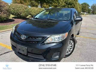 2012 TOYOTA COROLLA SEDAN BLACK AUTOMATIC - Auto Nova LLC in Saint Louis, MO 38.533966984077004, -90.28708364785517