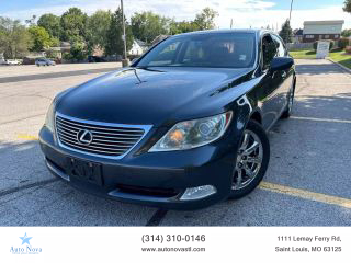 2008 LEXUS LS SEDAN BLACK AUTOMATIC - Auto Nova LLC in Saint Louis, MO 38.533966984077004, -90.28708364785517