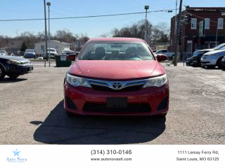 2012 TOYOTA CAMRY SEDAN RED AUTOMATIC - Auto Nova LLC in Saint Louis, MO 38.533966984077004, -90.28708364785517