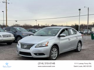 2015 NISSAN SENTRA SEDAN SILVER AUTOMATIC - Auto Nova LLC in Saint Louis, MO 38.533966984077004, -90.28708364785517