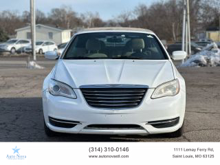 2011 CHRYSLER 200 CONVERTIBLE WHITE AUTOMATIC - Auto Nova LLC in Saint Louis, MO 38.533966984077004, -90.28708364785517