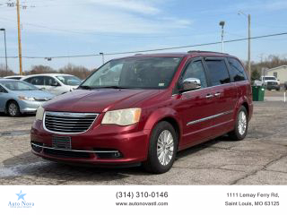2012 CHRYSLER TOWN & COUNTRY VAN RED AUTOMATIC - Auto Nova LLC in Saint Louis, MO 38.533966984077004, -90.28708364785517