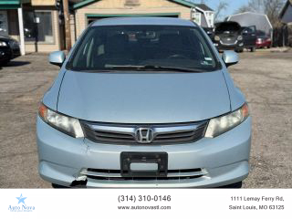 2012 HONDA CIVIC SEDAN BLUE AUTOMATIC - Auto Nova LLC in Saint Louis, MO 38.533966984077004, -90.28708364785517