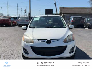 2012 MAZDA MAZDA2 HATCHBACK WHITE MANUAL - Auto Nova LLC in Saint Louis, MO 38.533966984077004, -90.28708364785517