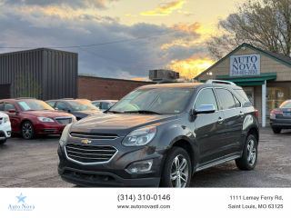 2016 CHEVROLET EQUINOX SUV BLACK AUTOMATIC - Auto Nova LLC in Saint Louis, MO 38.533966984077004, -90.28708364785517