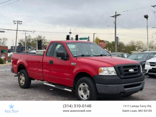 2008 FORD F150 REGULAR CAB PICKUP RED AUTOMATIC - Auto Nova LLC in Saint Louis, MO 38.533966984077004, -90.28708364785517