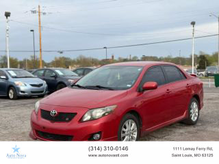 2009 TOYOTA COROLLA SEDAN RED AUTOMATIC - Auto Nova LLC in Saint Louis, MO 38.533966984077004, -90.28708364785517
