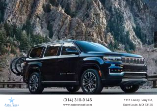 2024 JEEP GRAND WAGONEER SUV BLACK AUTOMATIC - Auto Nova LLC in Saint Louis, MO 38.533966984077004, -90.28708364785517