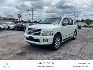 2010 INFINITI QX SUV WHITE AUTOMATIC - Auto Nova LLC in Saint Louis, MO 38.533966984077004, -90.28708364785517