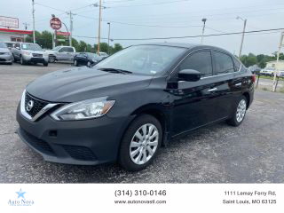 2019 NISSAN SENTRA SEDAN BLACK AUTOMATIC - Auto Nova LLC in Saint Louis, MO 38.533966984077004, -90.28708364785517