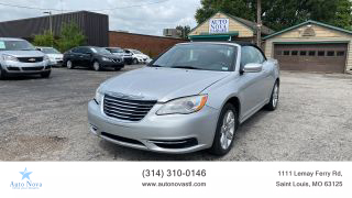 2011 CHRYSLER 200 CONVERTIBLE SILVER AUTOMATIC - Auto Nova LLC in Saint Louis, MO 38.533966984077004, -90.28708364785517