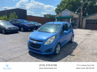 2013 CHEVROLET SPARK HATCHBACK BLUE AUTOMATIC - Auto Nova LLC in Saint Louis, MO 38.533966984077004, -90.28708364785517