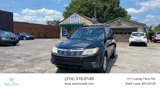 2010 SUBARU FORESTER SUV BLACK AUTOMATIC - Auto Nova LLC in Saint Louis, MO 38.533966984077004, -90.28708364785517