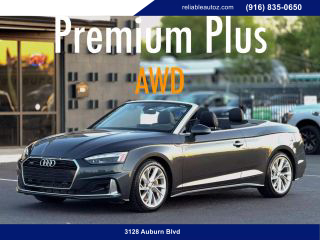 Image of 2020 AUDI A5 PREMIUM PLUS CABRIOLET 2D