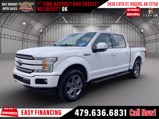 Image of 2019 FORD F150 SUPERCREW CAB LARIAT PICKUP 4D 5 1/2 FT