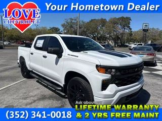 2025 CHEVROLET SILVERADO 1500 CREW CAB CUSTOM PICKUP 4D 5 3/4 FT