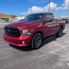 2014 RAM 1500 REGULAR CAB PICKUP BURGUNDY AUTOMATIC - Key Deer Motors in Miami, FL 25.73433366862614, -80.31309337727085