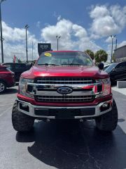 2019 FORD F150 SUPERCREW CAB PICKUP RED AUTOMATIC - Key Deer Motors in Miami, FL 25.73433366862614, -80.31309337727085