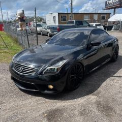 2013 INFINITI G CONVERTIBLE  AUTOMATIC - Key Deer Motors in Miami, FL 25.73433366862614, -80.31309337727085