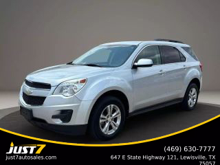 2012 CHEVROLET EQUINOX SUV SILVER AUTOMATIC - Just7 Auto Sales, in Lewisville, TX 34.172097607702305, -118.3754893925942