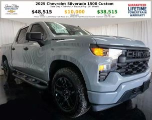 2025 CHEVROLET SILVERADO 1500 CREW CAB CUSTOM PICKUP 4D 5 3/4 FT
