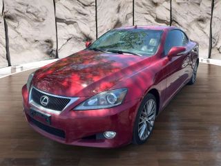 2011 LEXUS IS CONVERTIBLE RED AUTOMATIC - CU Auto Sales and Service, Millcreek, UT, 40.68174, -111.88894