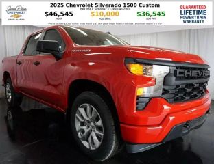 2025 CHEVROLET SILVERADO 1500 CREW CAB CUSTOM PICKUP 4D 5 3/4 FT