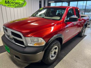 2009 DODGE RAM 1500 QUAD CAB PICKUP RED AUTOMATIC - Muths Motors, Omaha, NE, 41.21354, -96.01267