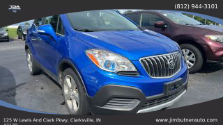 2015 BUICK ENCORE SUV BRILLIANT BLUE METAL AUTOMATIC - Jim Butner Auto in Clarksville, IN 38.30782262290089, -85.77529235397657
