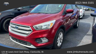 2017 FORD ESCAPE SUV RUBY RED METALLIC TINTED CLEARCOAT AUTOMATIC - Jim Butner Auto in Clarksville, IN 38.30782262290089, -85.77529235397657