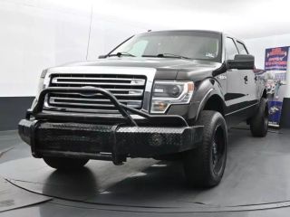 2014 FORD F150 SUPERCREW CAB PICKUP V8, FLEX FUEL, 5.0 LITER LARIAT PICKUP 4D 5 1/2 FT