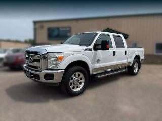 2011 FORD F250 SUPER DUTY CREW CAB PICKUP WHITE AUTOMATIC - The Car Broz, in Zimmerman, MN 45.43127206989319, -93.57426023890233
