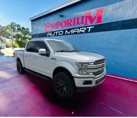 Image of 2018 FORD F150 SUPERCREW CAB LARIAT PICKUP 4D 5 1/2 FT