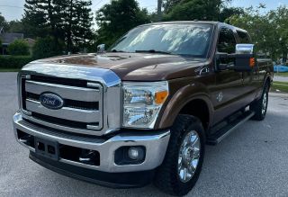 Image of 2012 FORD F250 SUPER DUTY CREW CAB LARIAT PICKUP 4D 6 3/4 FT