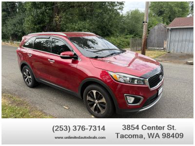 2017 KIA SORENTO SUV 4-CYL, TURBO, GDI, 2.0 LITER EX SPORT UTILITY 4D