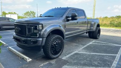 2022 FORD F450 SUPER DUTY CREW CAB PICKUP V8, TURBO DIESEL, 6.7 LITER PLATINUM PICKUP 4D 8 FT