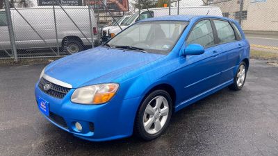 2007 KIA SPECTRA HATCHBACK BLUE AUTOMATIC - Auto Spot