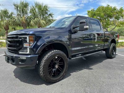 2021 FORD F250 SUPER DUTY CREW CAB PICKUP V8, TURBO DIESEL, 6.7 LITER LARIAT PICKUP 4D 6 3/4 FT