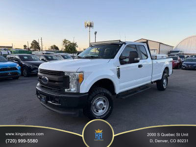 2017 FORD F250 SUPER DUTY SUPER CAB PICKUP V8, FLEX FUEL, 6.2 LITER XL PICKUP 4D 8 FT