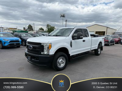 2017 FORD F250 SUPER DUTY SUPER CAB PICKUP V8, FLEX FUEL, 6.2 LITER XL PICKUP 4D 8 FT