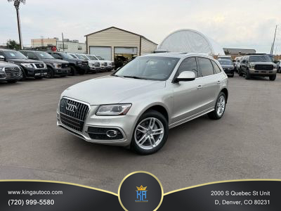 2013 AUDI Q5 SUV V6, TURBO, 3.0 LITER 3.0T PREMIUM PLUS SPORT UTILITY 4D