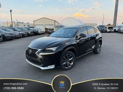 2016 LEXUS NX SUV 4-CYL, TURBO, 2.0 LITER 200T F SPORT SUV 4D