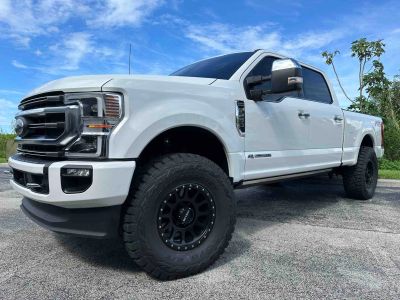2022 FORD F250 SUPER DUTY CREW CAB PICKUP V8, TURBO DIESEL, 6.7 LITER PLATINUM PICKUP 4D 6 3/4 FT