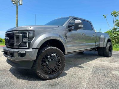 2022 FORD F450 SUPER DUTY CREW CAB PICKUP V8, TURBO DIESEL, 6.7 LITER PLATINUM PICKUP 4D 8 FT