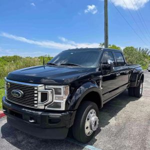 2020 FORD F450 SUPER DUTY CREW CAB PICKUP V8, TURBO DIESEL, 6.7 LITER PLATINUM PICKUP 4D 8 FT