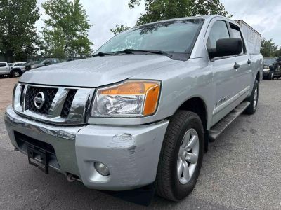2013 NISSAN TITAN CREW CAB PICKUP SILVER AUTOMATIC - Auto Spot