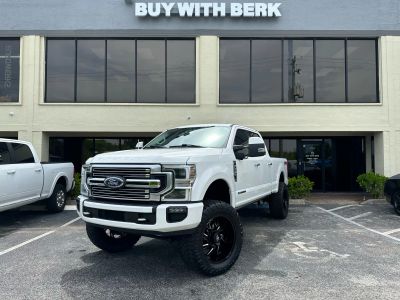 2021 FORD F250 SUPER DUTY CREW CAB PICKUP V8, TURBO DIESEL, 6.7 LITER LIMITED PICKUP 4D 6 3/4 FT