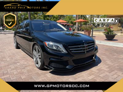 2015 MERCEDES-BENZ S-CLASS SEDAN V12, TT, 6.0L S 600 SEDAN 4D