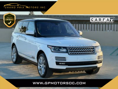 2016 LAND ROVER RANGE ROVER SUV V8, SPRCHRGD. FF, 5.0L SUPERCHARGED SPORT UTILITY 4D